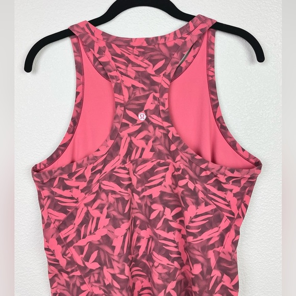 Lululemon Women's 12 Align Waist-Length Racerback Tank Top Spray Leaf Fireside - Picture 10 of 15